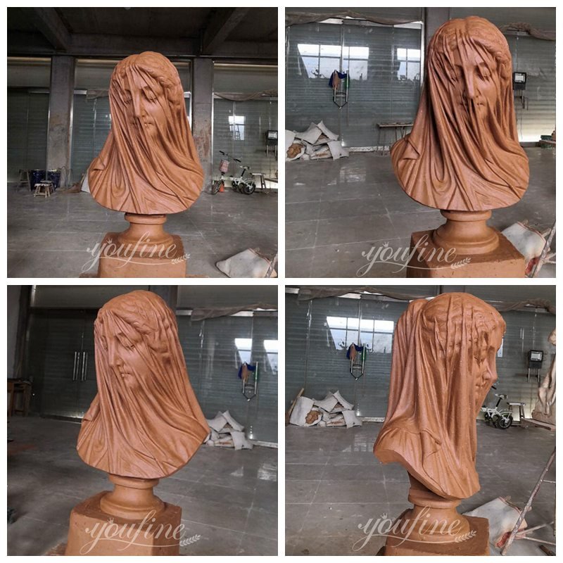 Veiled Vestal Virgin Statue - YouFine Sculpture