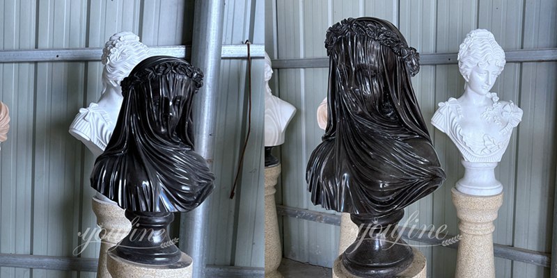 Veiled Vestal Virgin Statue - YouFine Sculpture