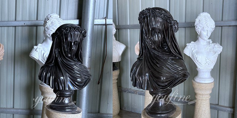 Veiled Vestal Virgin Statue - YouFine Sculpture