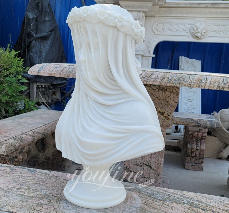 Veiled Vestal Virgin Statue - YouFine Sculpture