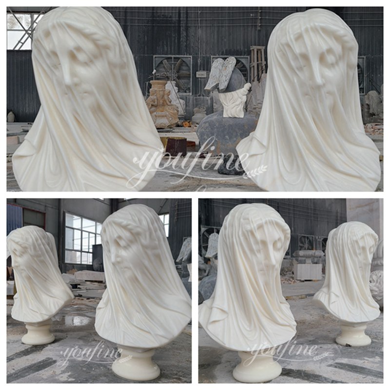 Veiled Vestal Virgin Statue - YouFine Sculpture