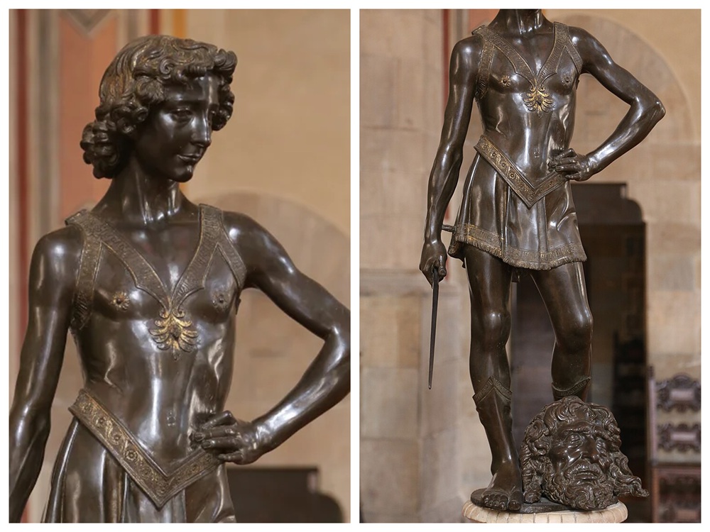 Verrocchio’s Bronze David Statue Details