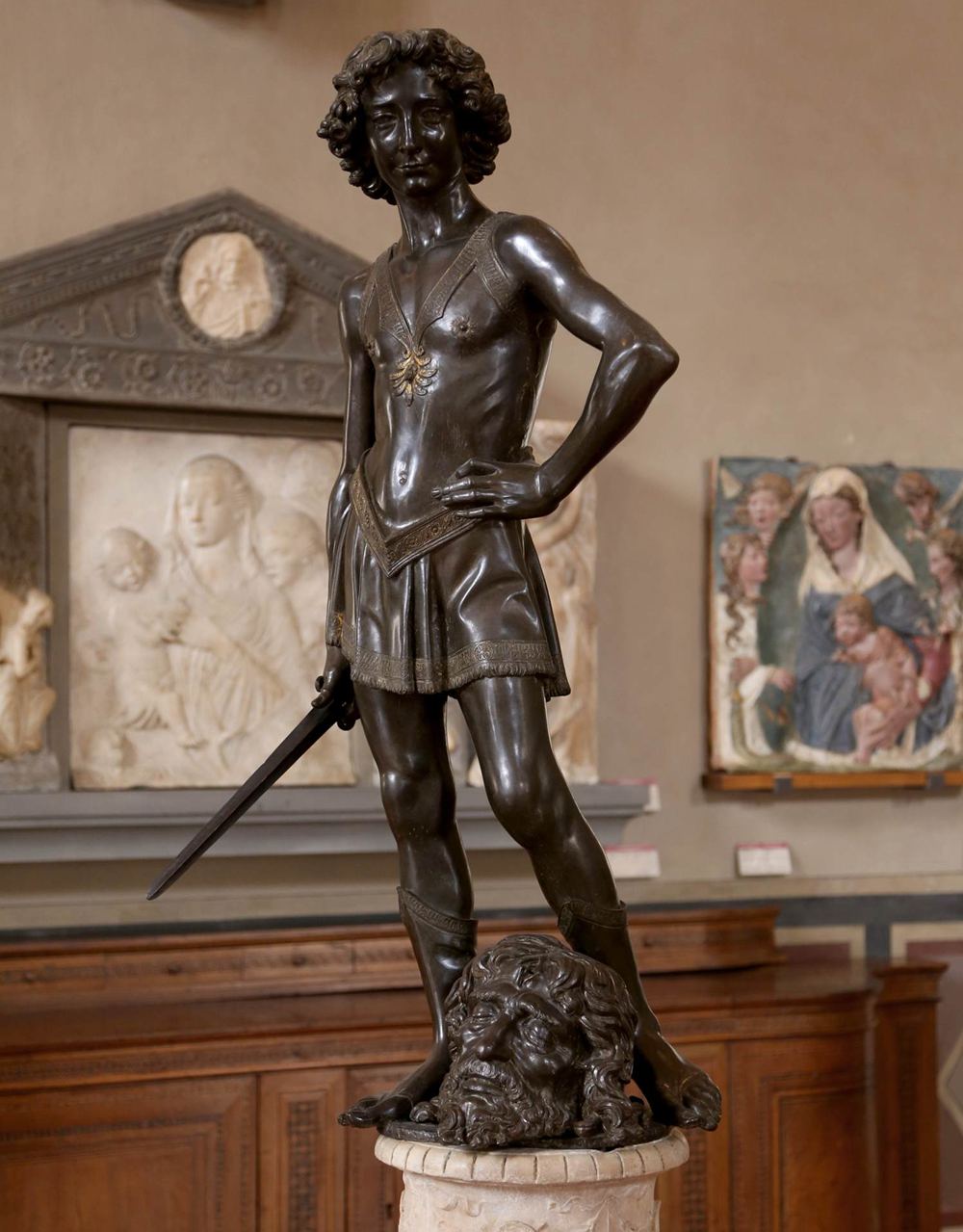 Verrocchio’s Bronze David Statue