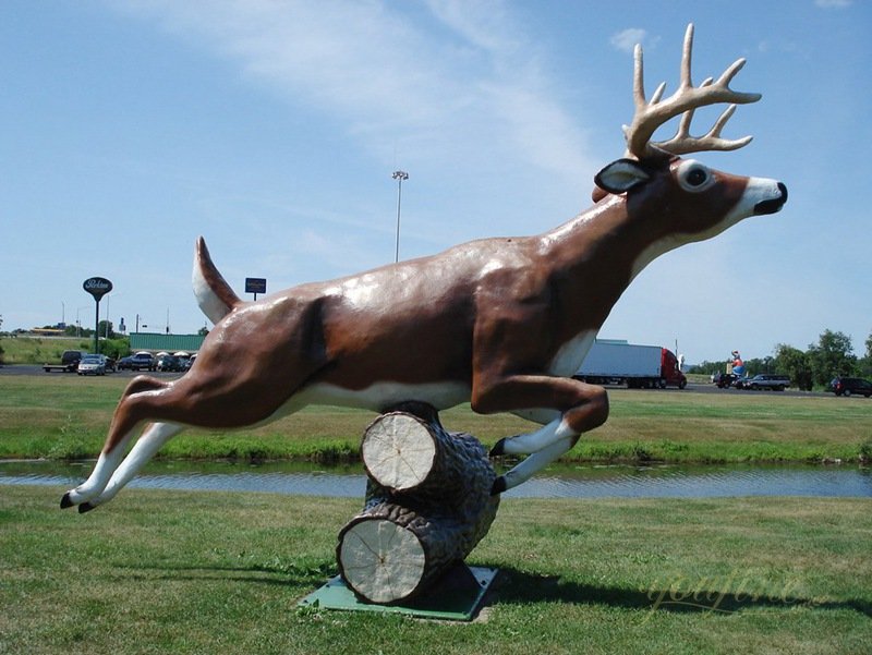 Vividly Giant Jordan Buck Statue for Public