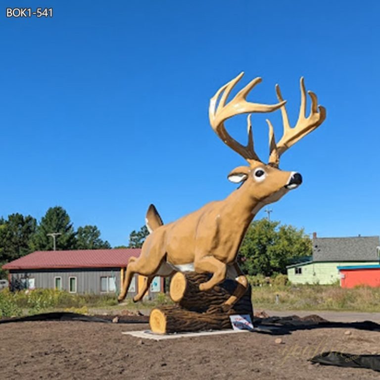 Vividly Giant Jordan Buck Statue for Public