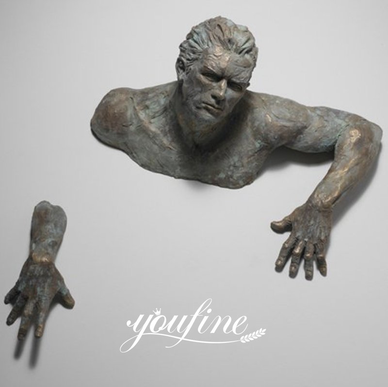 Wall Art Bronze Statue Matteo Pugliese Replica for Sale