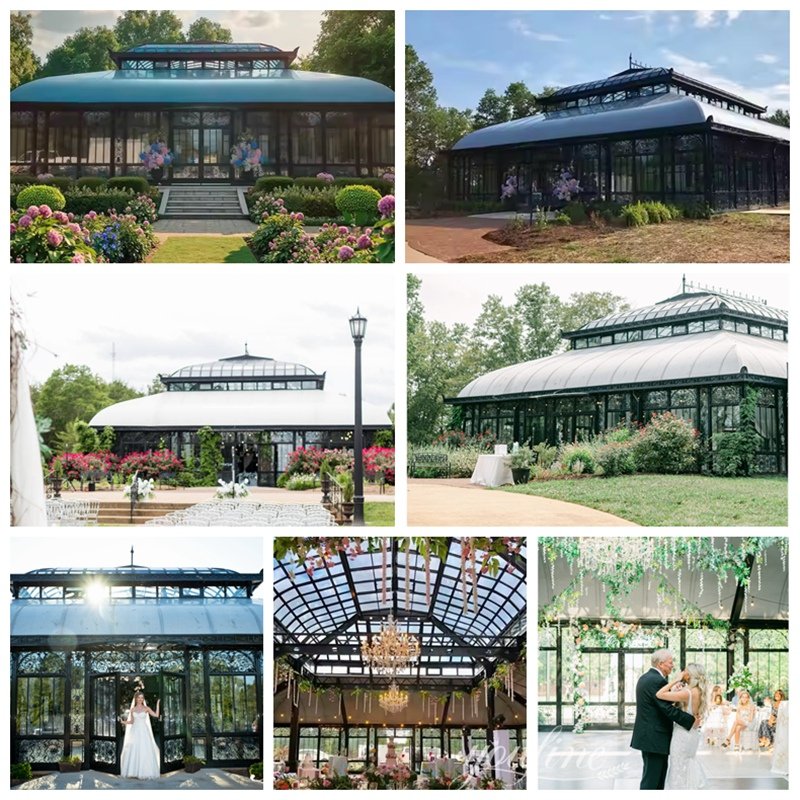Wedding Venue Iron Glass Conservatory Details