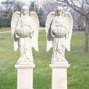  » Welcome Natural Marble Angel Statue for Front Door