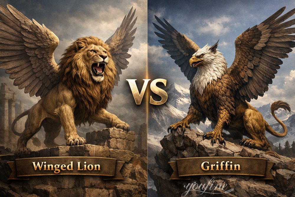 Winged Lion vs Griffin