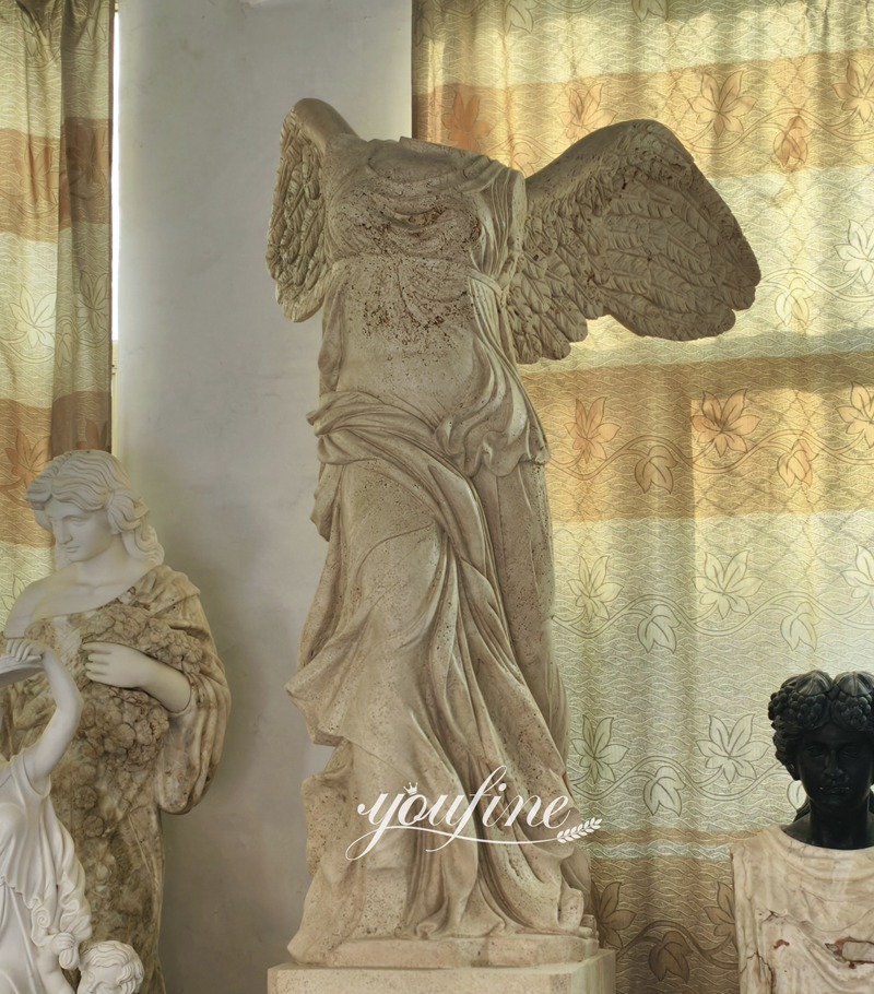 YouFine factory marble statue of the goddess of victory