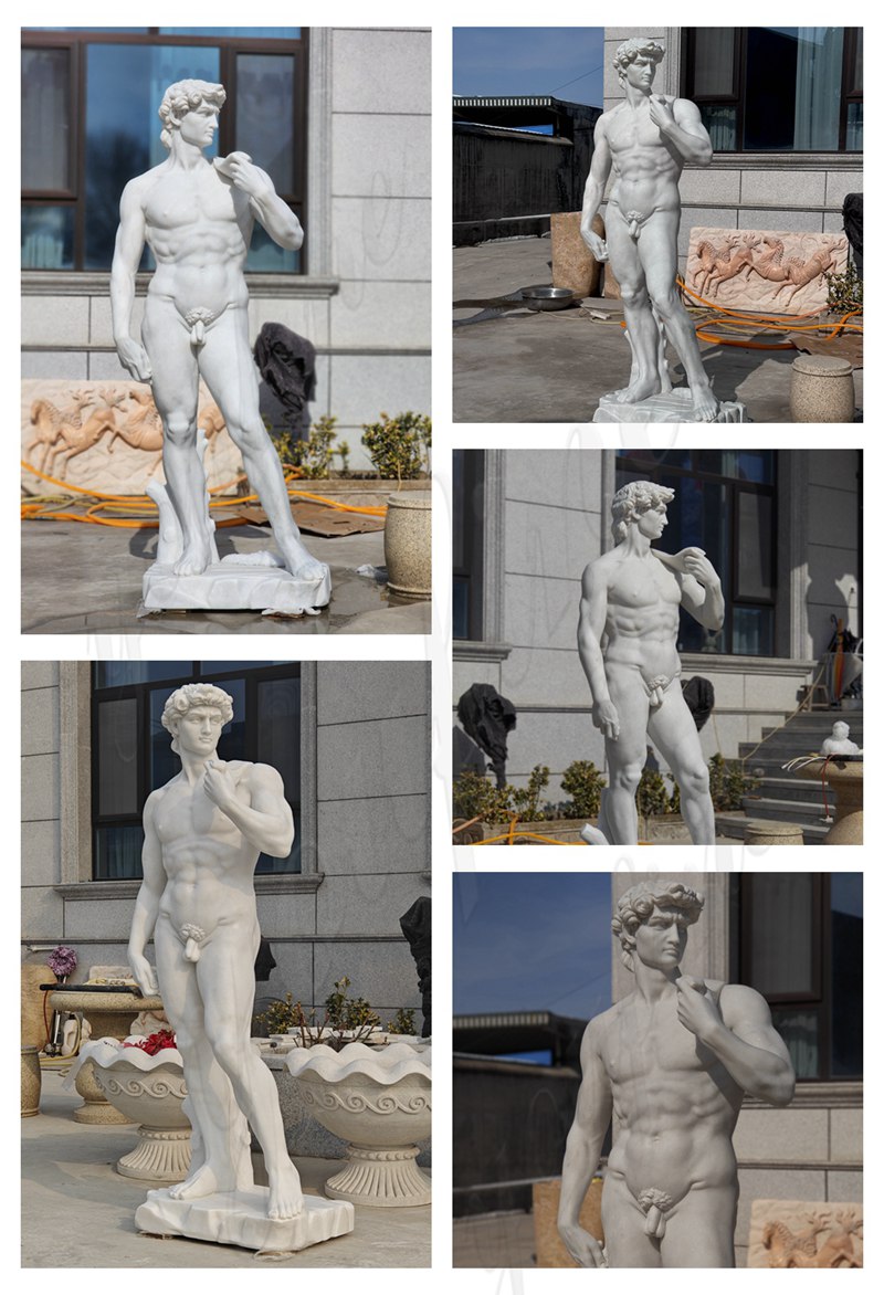 YouFine marble David statue show