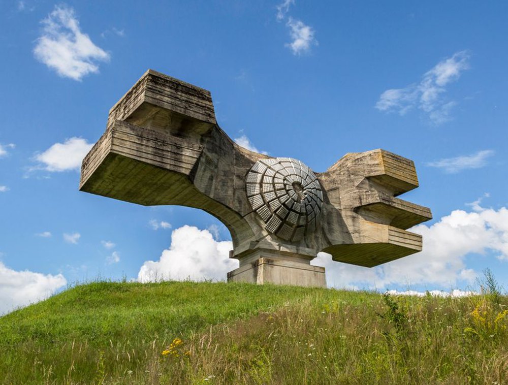 Yugoslav Monuments Concrete Sculpture
