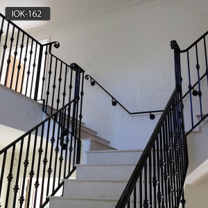  » Iron staircase railing cost wrought iron staircase railing designs IOK-162