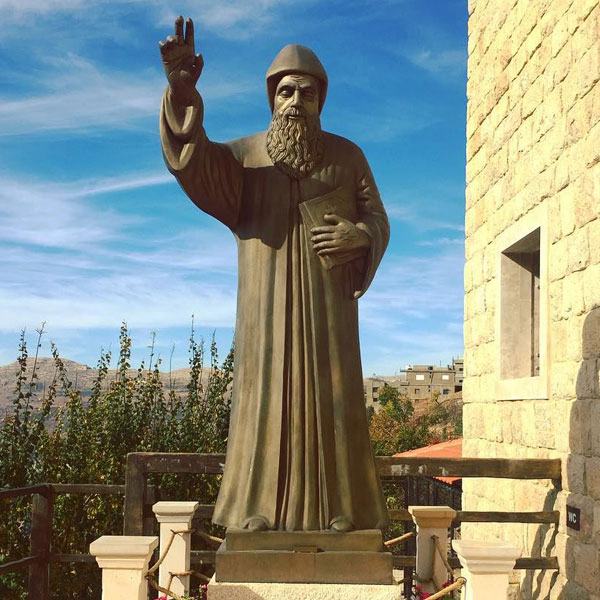  » Wholesale Catholic Bronze St.Charbel Statue for Church or Garden Sale BOKK-611 Featured Image