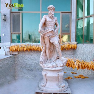 Hand Carved Marble Neptune Statue from Factory Supply MOKK-623