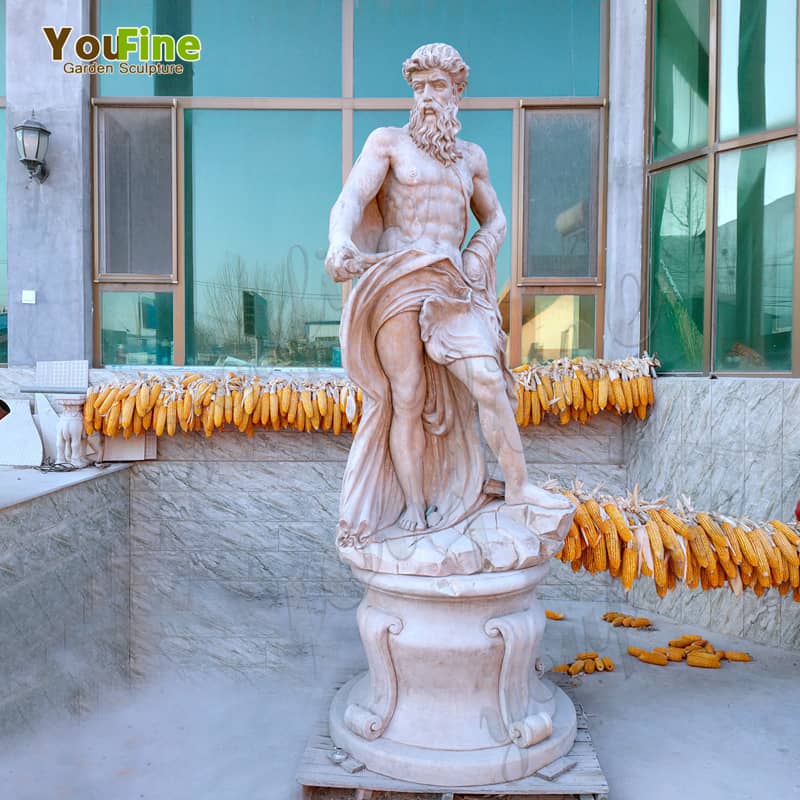  » Hand Carved Marble Neptune Statue from Factory Supply MOKK-623 Featured Image