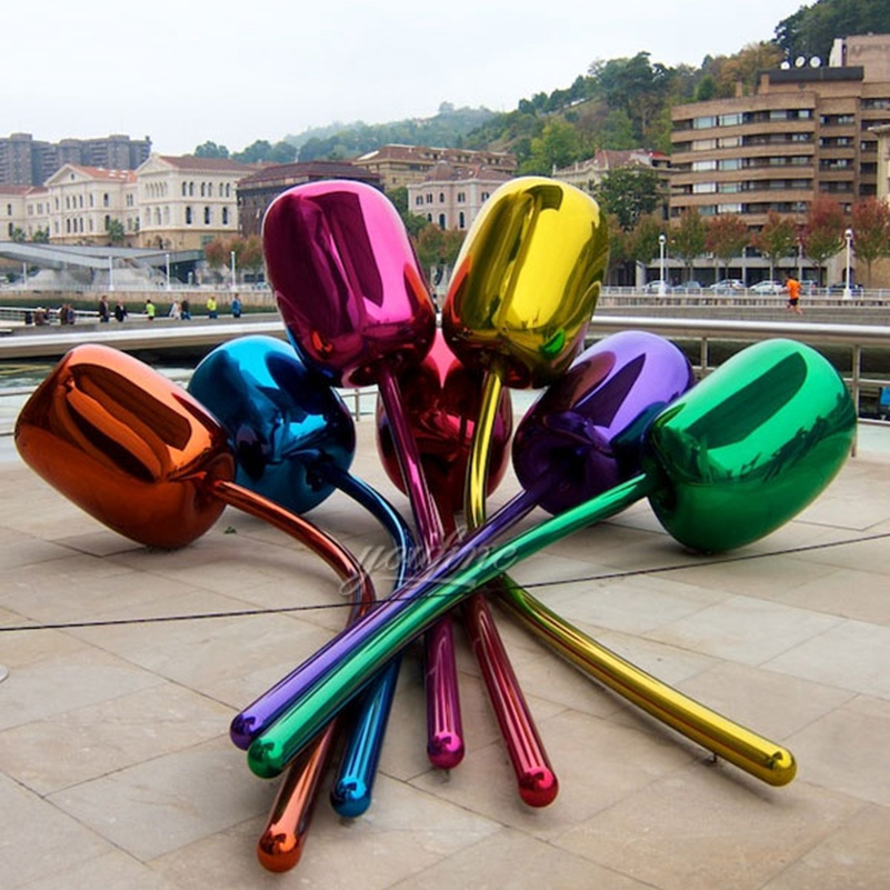 jeff koons tulips mirror sculpture for sale CSS-18