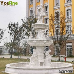  » Large stone garden production Marble Poseidon fountain for sale MOKK-593
