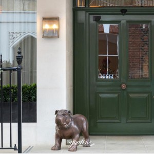  » Garden Life Size Bronze Bulldog Statues for Home BOKK-308