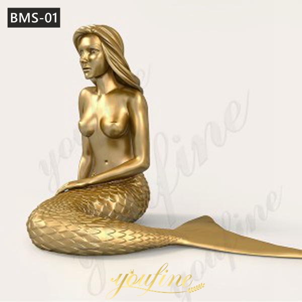  » large bronze mermaid statue mermaid statue for sale BMS-01 Featured Image