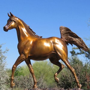 Hot cast bronze horse life size horse statues for sale