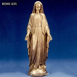  » Outdoor Bronze Virgin Mary Statue Church Decor for Sale BOKK-635