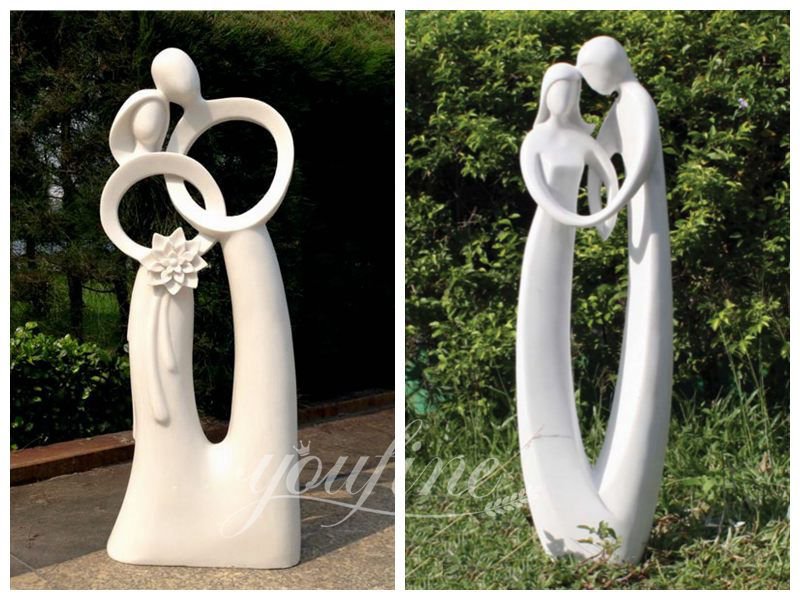 abstract couple sculpture - YouFine Sculpture