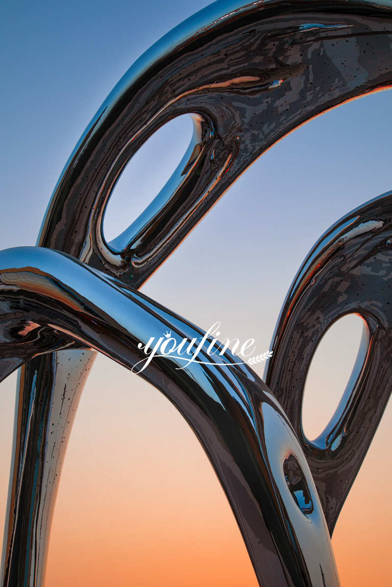 abstract infinity sculpture-YouFine Sculpture