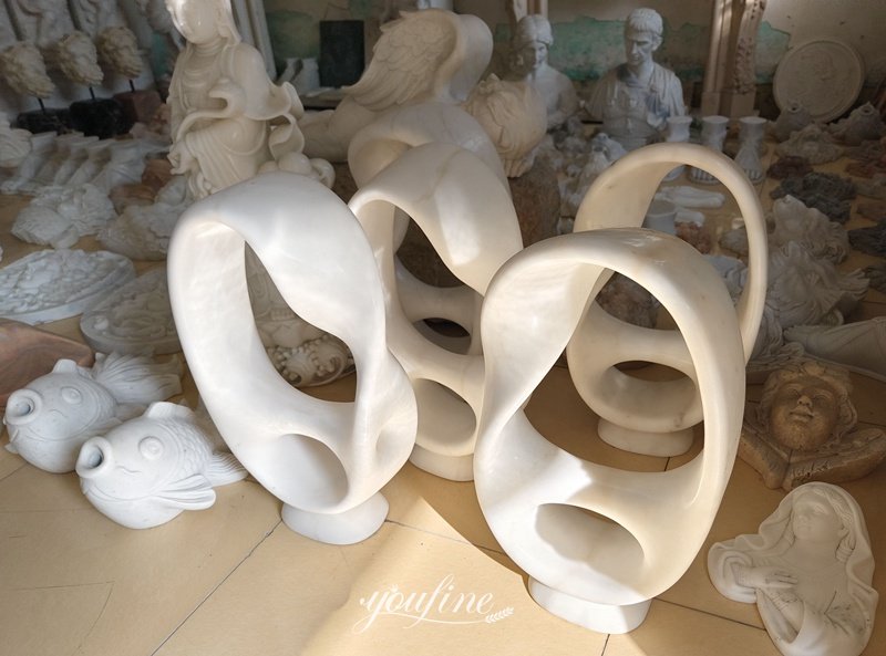 abstract marble sculpture