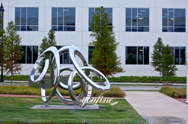 abstract stainless steel sculpture-YouFine Sculpture