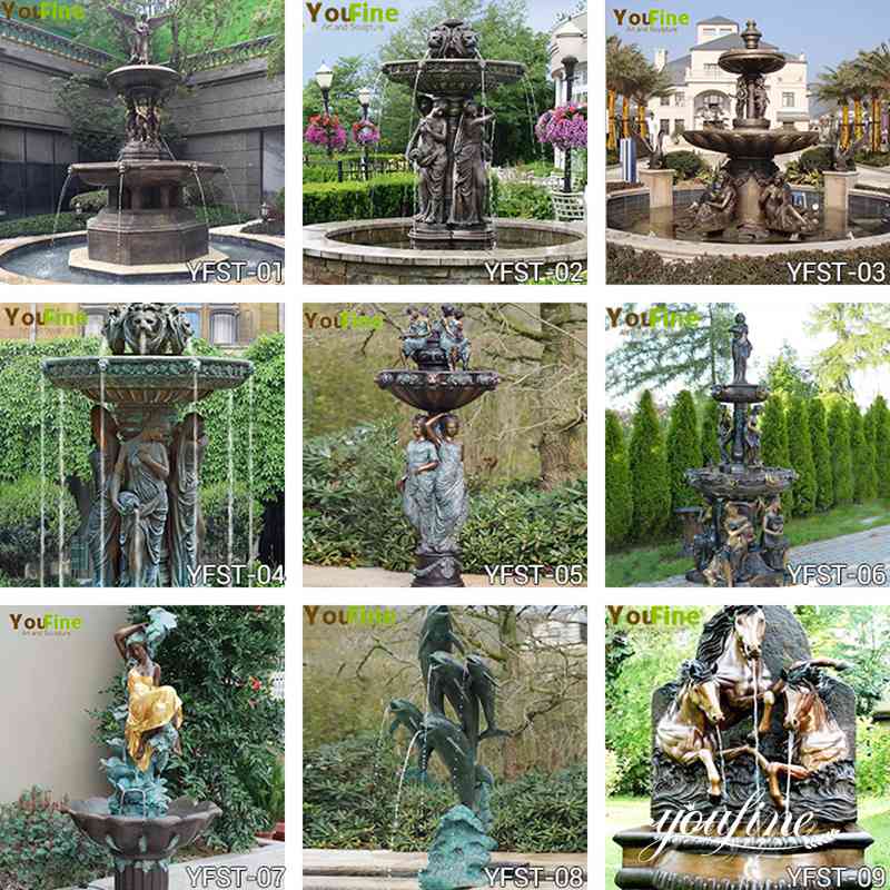antique bronze fountain - YouFine Sculpture (1)