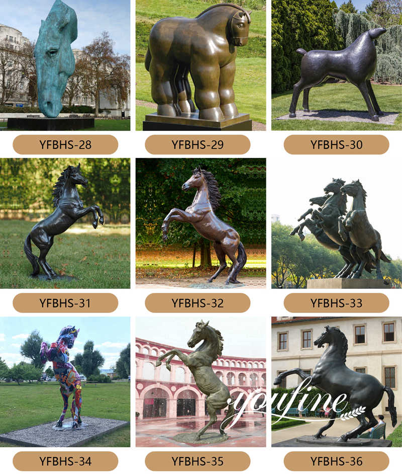 antique bronze horse statue -YouFine Sculpture