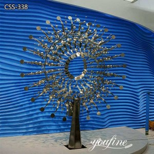 Large size stainless steel outdoor sculptures for sale CSS-388