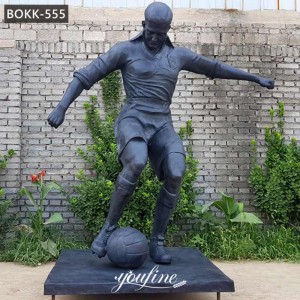 Custom Bronze Sporting Statues Football Player Statues for Sale BOKK-555