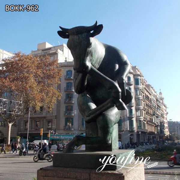  » Antique Bronze Bull Sculpture for Outdoor Park for Sale BOKK-962 Featured Image