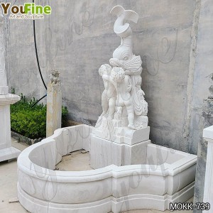  » Hand Carved Marble Wall Fountain Garden Decor for Sale MOKK-739