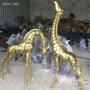  » Outdoor Garden Bronze Giraffe Statue Art Decor Manufacturer BOK1-060