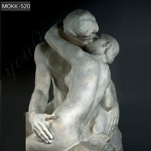 Marble Beautiful famous rodin the kiss sculpture for sale MOKK-520
