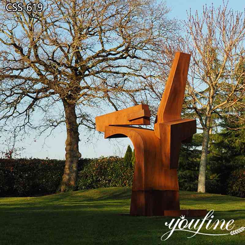  » Corten Steel Art Sculpture Rusty Outdoor Lawn Decor for Sale CSS-619 Featured Image