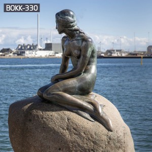  » Beautiful Antique Large Bronze Mermaid Statue BOKK-330