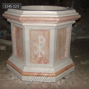 Hand carved pure natural marble religious catholic home altar supplies CHS-323