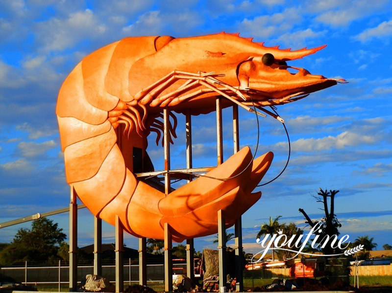 big shrimp sculpture for sale -YouFine Sculpture