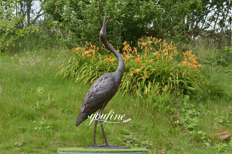 blue heron statues-YouFine Sculpture