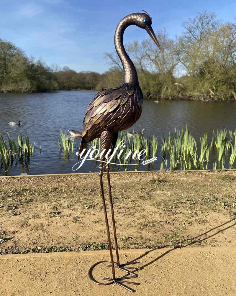 blue heron statues for ponds-YouFine Sculpture-02