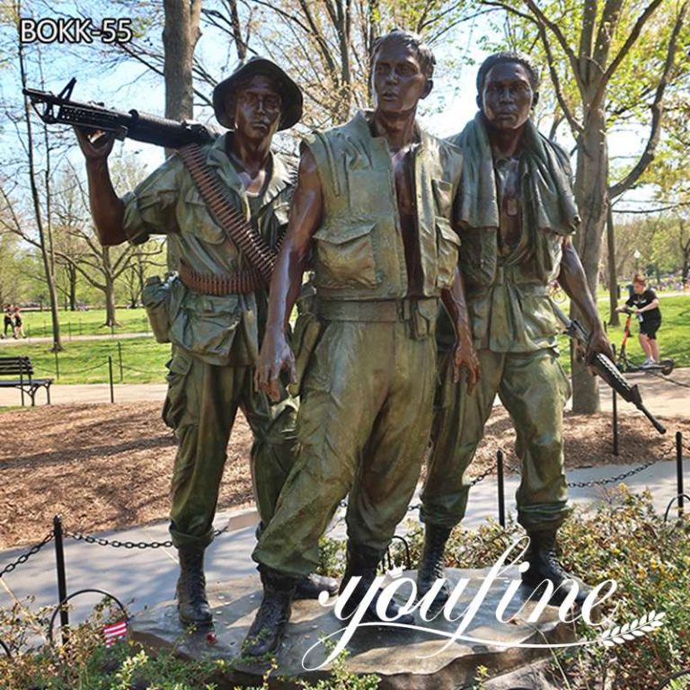 bronze 3 servicemen statue