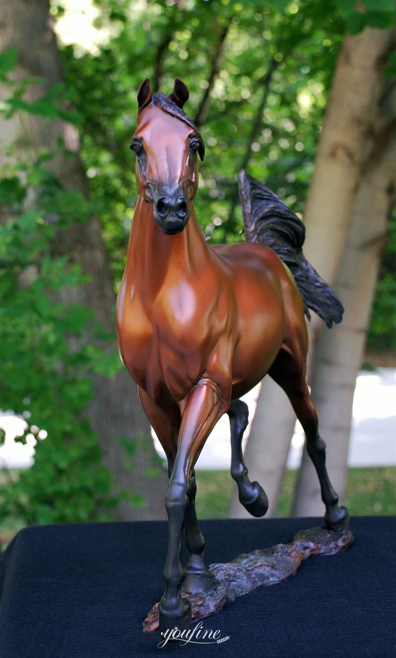 bronze Arabian horse statue life size -life size bronze horse statue for sale