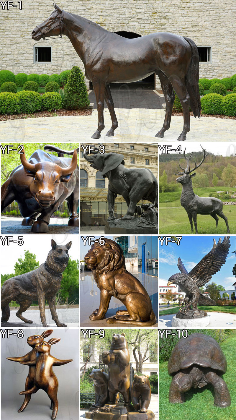 bronze animal statue for sale - YouFine Sculpture