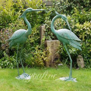  » Outdoor Bronze Crane Garden Statue for Sale BOK1-261