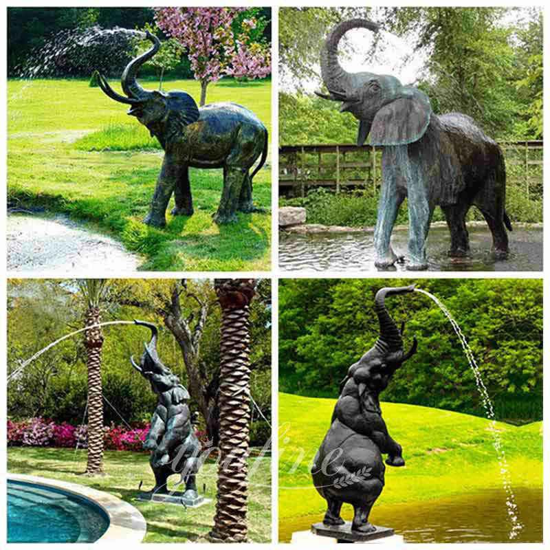 bronze elephant fountain - YouFine Sculpture