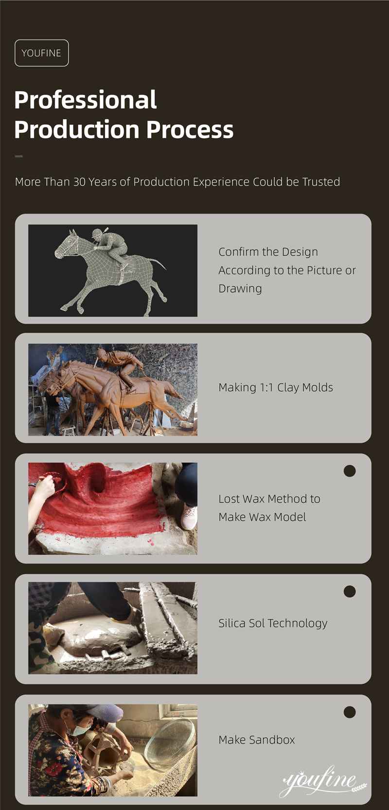 bronze horse clay model sculpture - YouFine Sculpture (2)